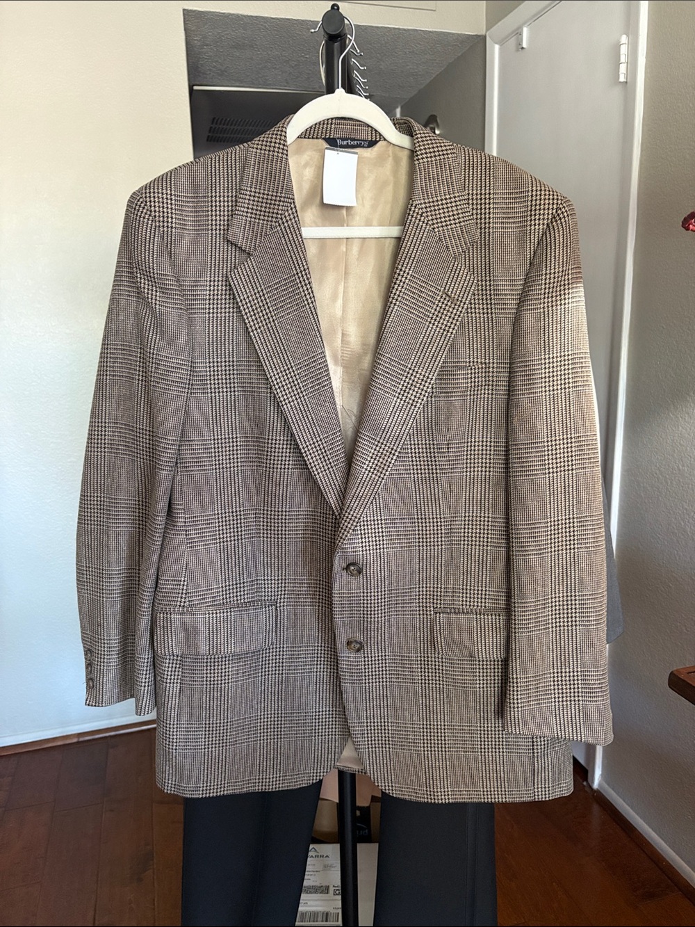 Burberry Brown Glen Plaid Sport Coat